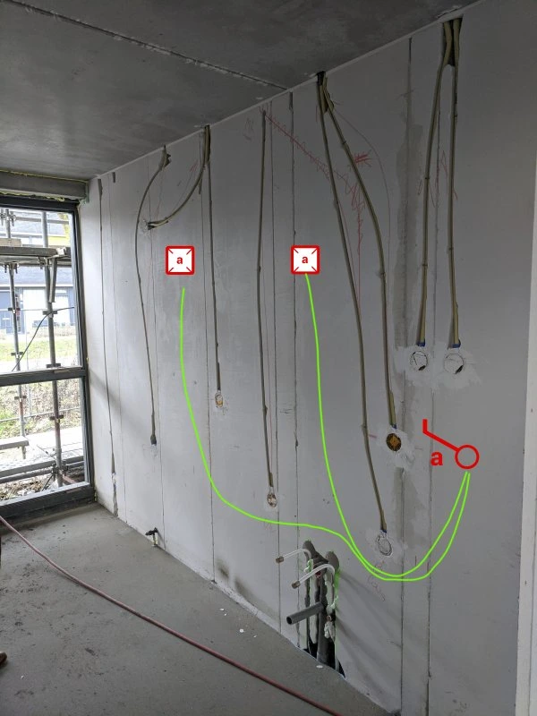 Aanleggen elektra renovatie woning