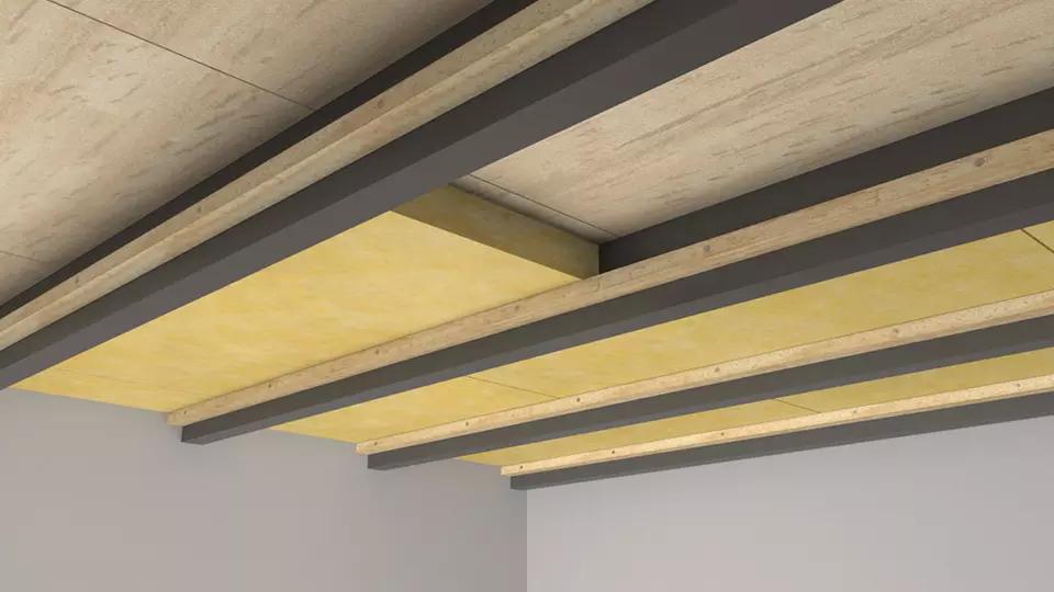 Zwevend akoestisch plafond